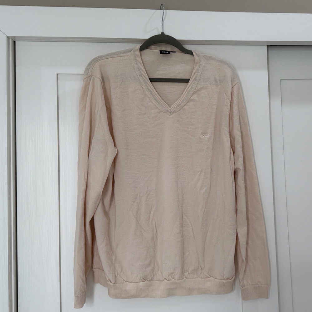 Men's Beige Sweater